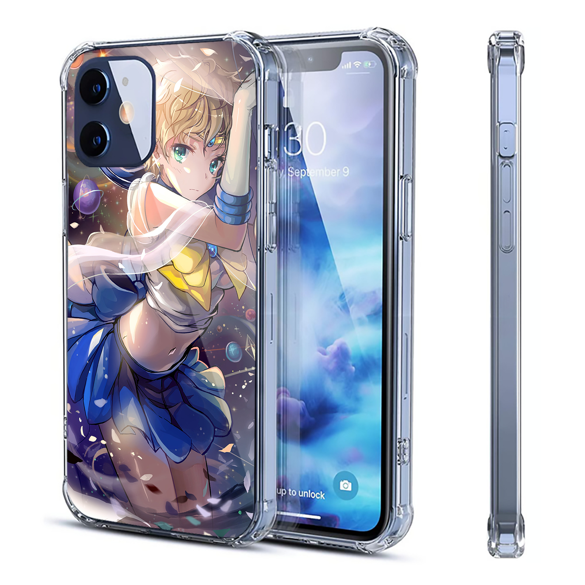（画像用） 美少女戦士セーラームーン Sailor Moon 【iPhone 12シリーズ対応】透明スマホケース（クリアソフトケース）